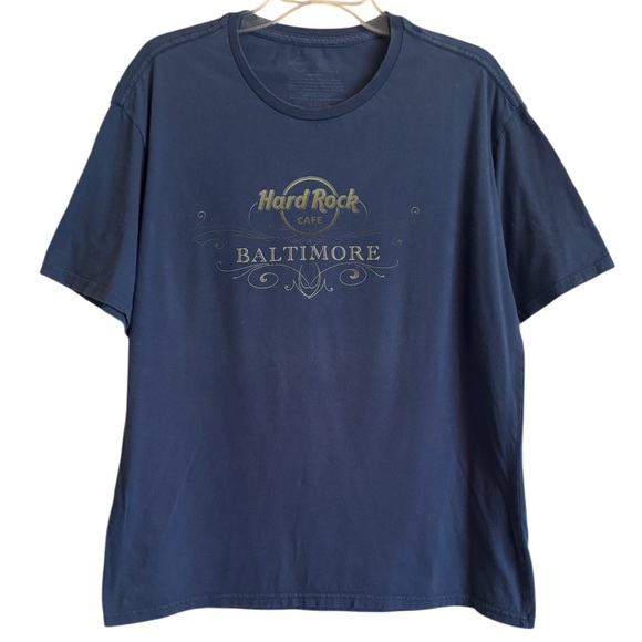 Hard Rock Cafe Men's T-Shirt Bundle Baltimore & Las Vegas Blue White Size Medium - Picture 6 of 16